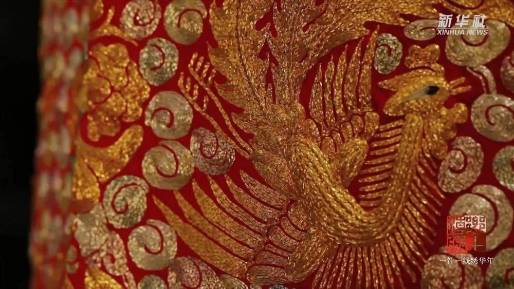 Embroidery: skillful needlework